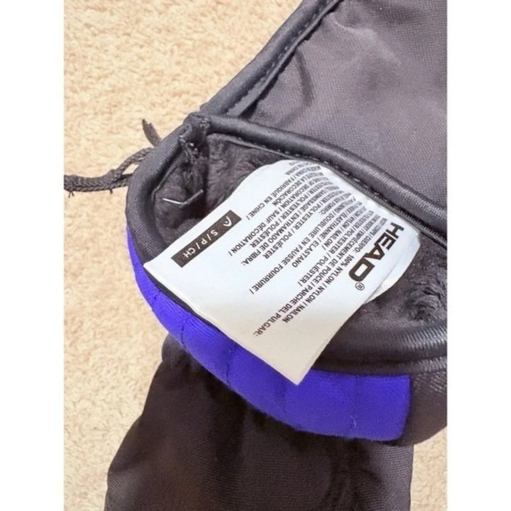 HEAD Winter Mittens Kids Small Side Zipper DuPont Sorona Insulated Snow Sled NEW